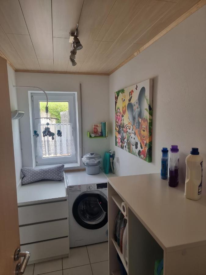 Ferienwohnung Biosphaerenblick Münsingen Exteriör bild