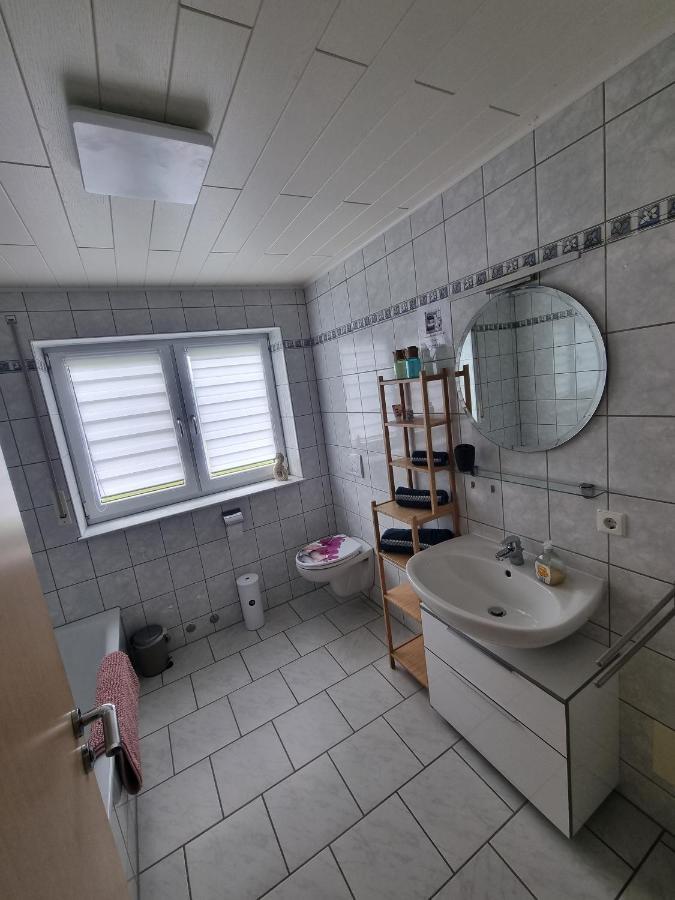 Ferienwohnung Biosphaerenblick Münsingen Exteriör bild