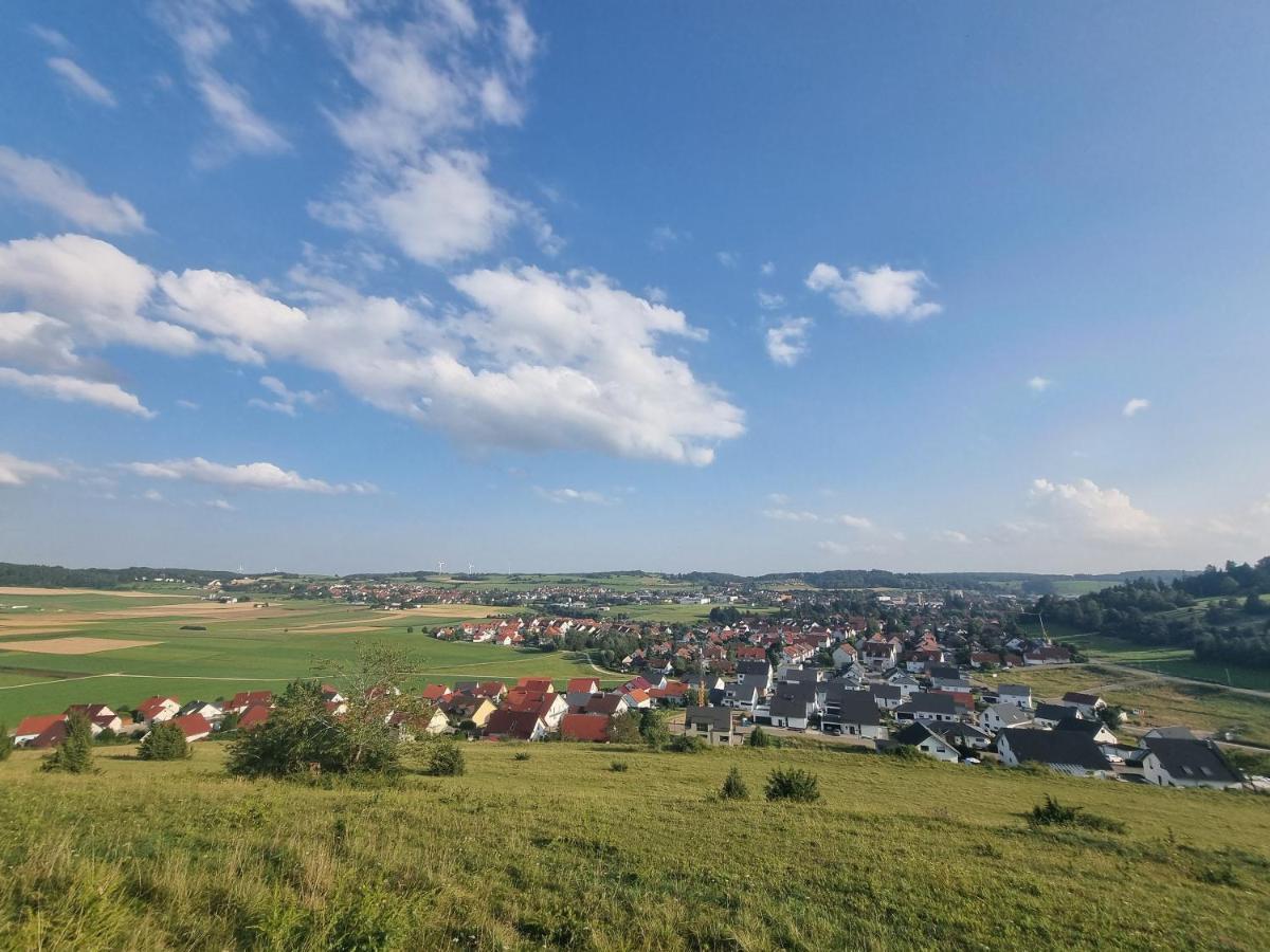 Ferienwohnung Biosphaerenblick Münsingen Exteriör bild